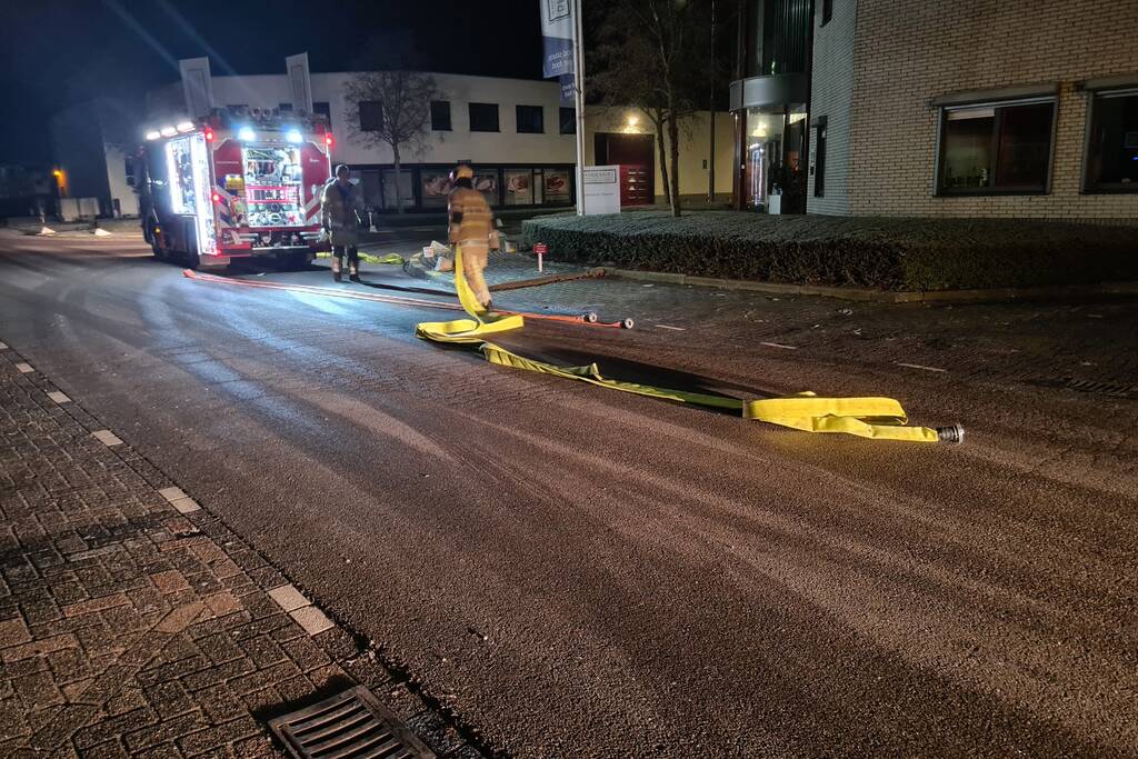 Stoomvorming zorgt voor vermoedde brand