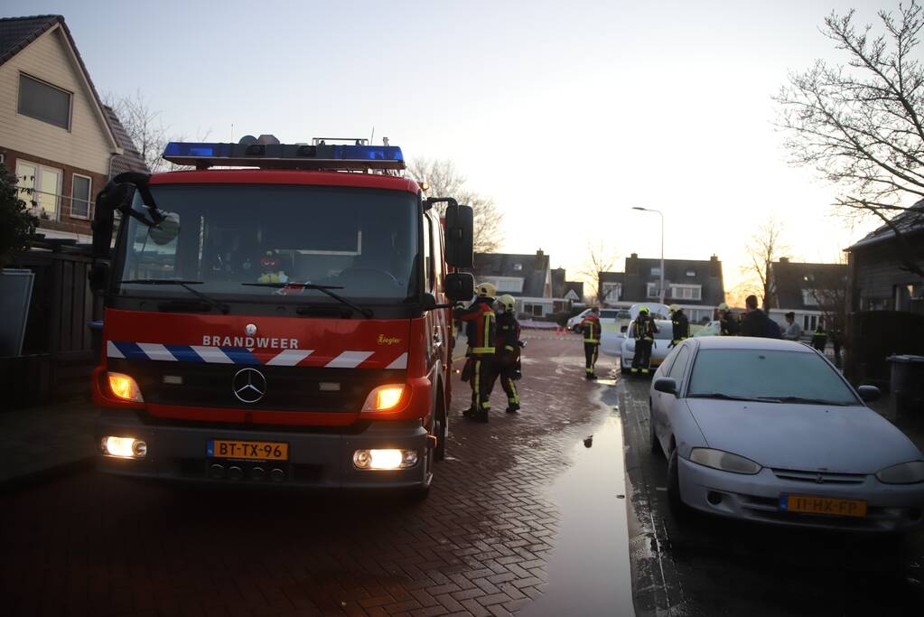 Rookontwikkeling bij auto van het merk Tesla