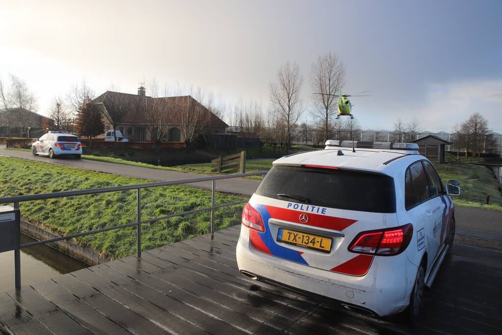Traumahelikopter ingezet voor incident