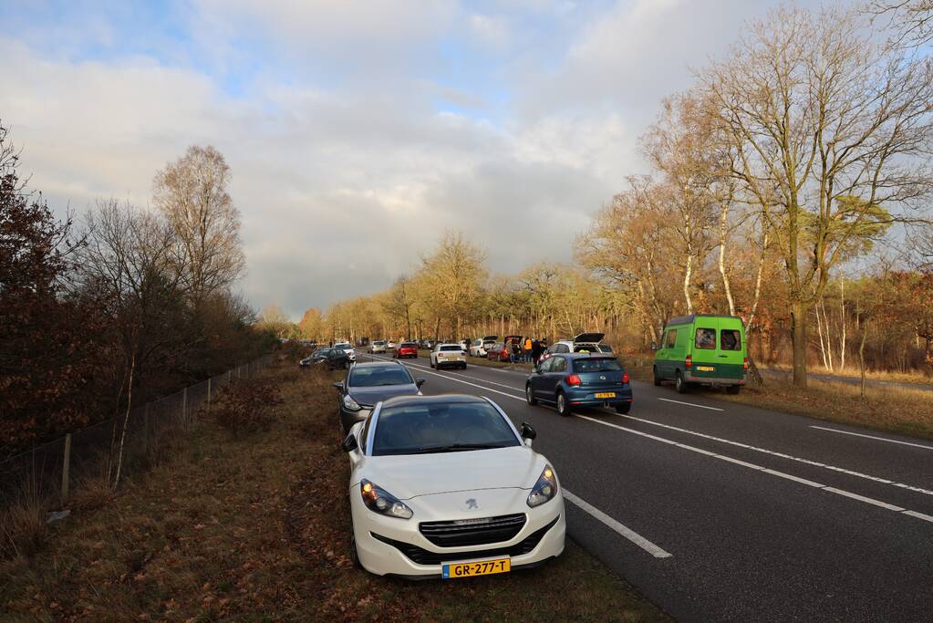 Meerdere voertuigen betrokken bij kop-staartbotsing