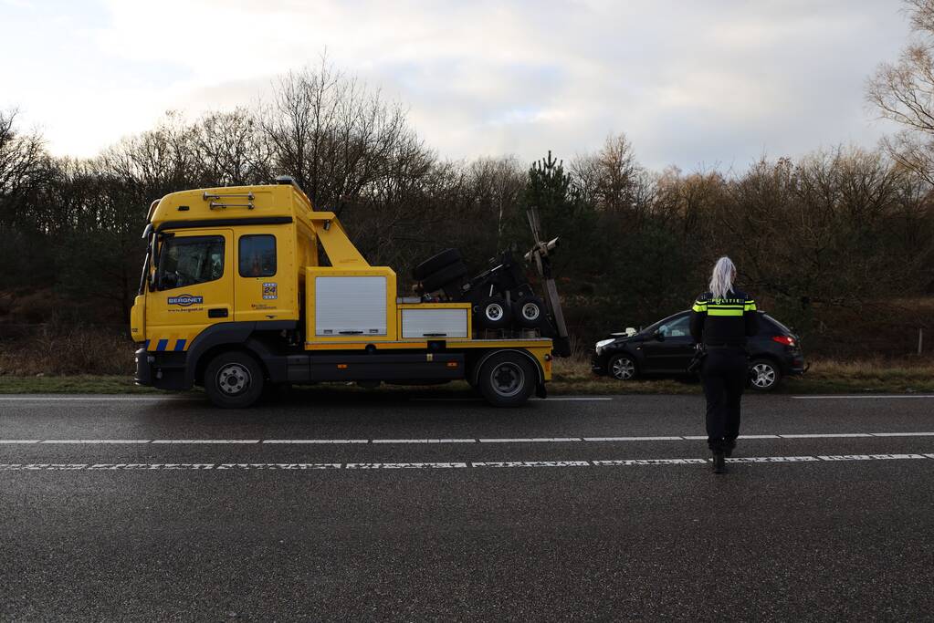 Meerdere voertuigen betrokken bij kop-staartbotsing