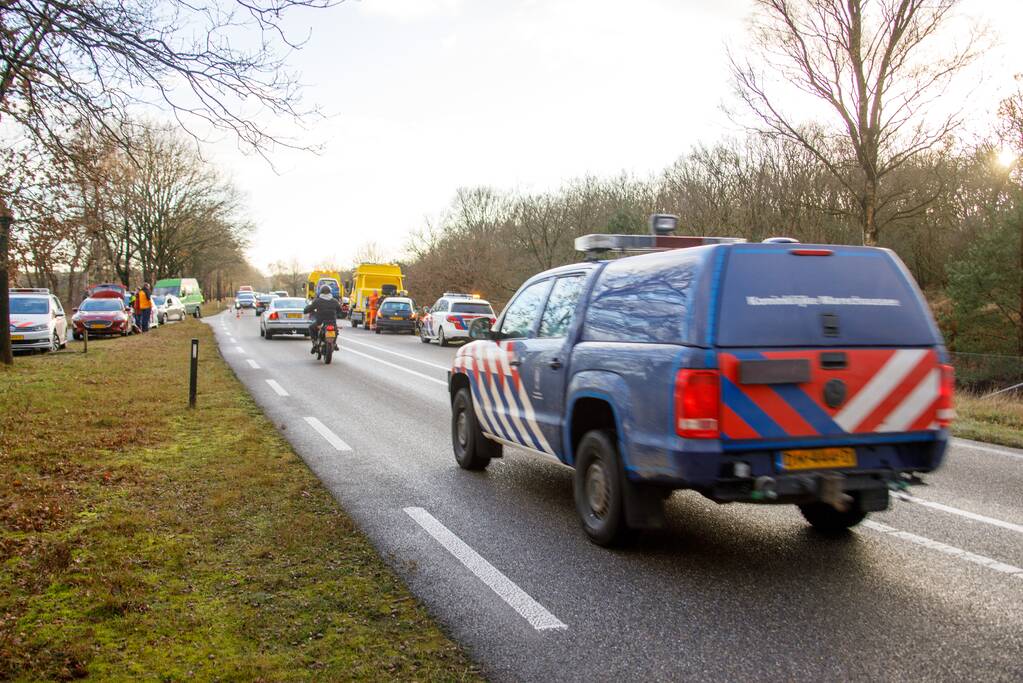 Meerdere voertuigen betrokken bij kop-staartbotsing