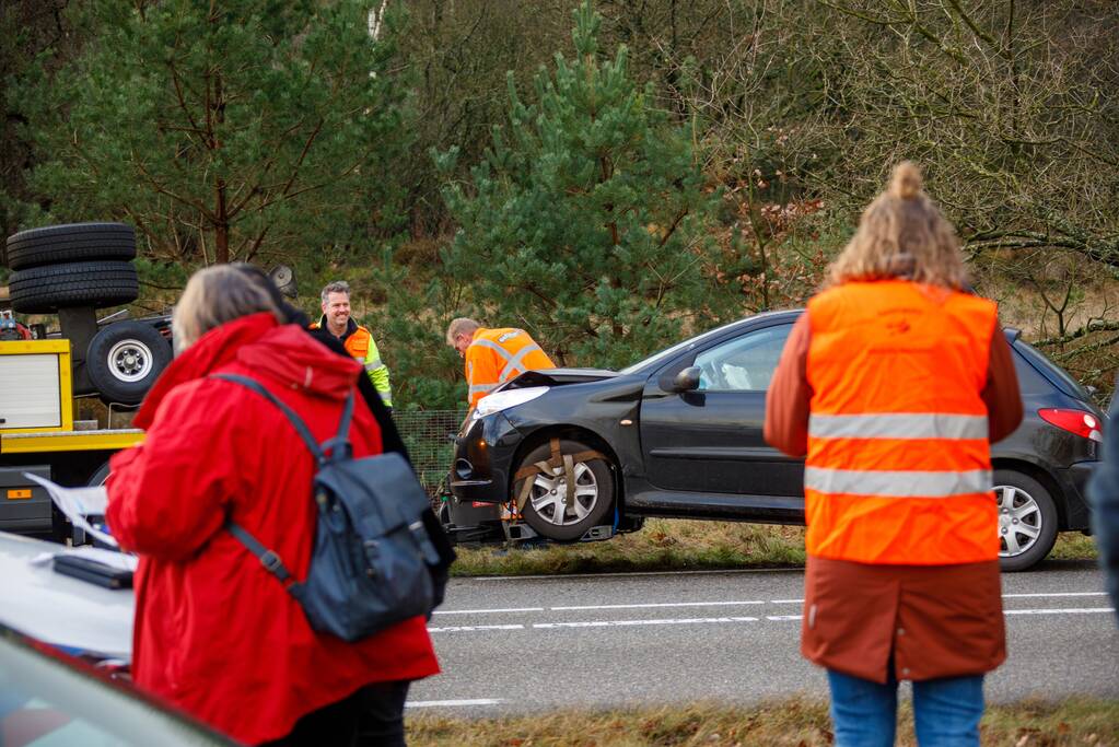 Meerdere voertuigen betrokken bij kop-staartbotsing