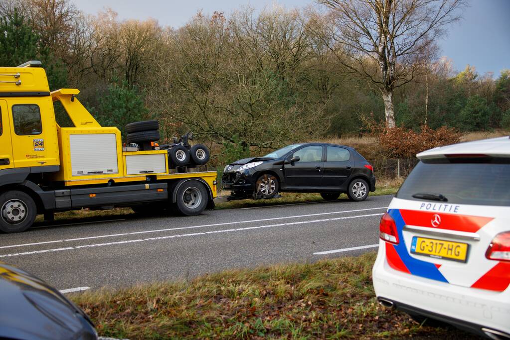 Meerdere voertuigen betrokken bij kop-staartbotsing