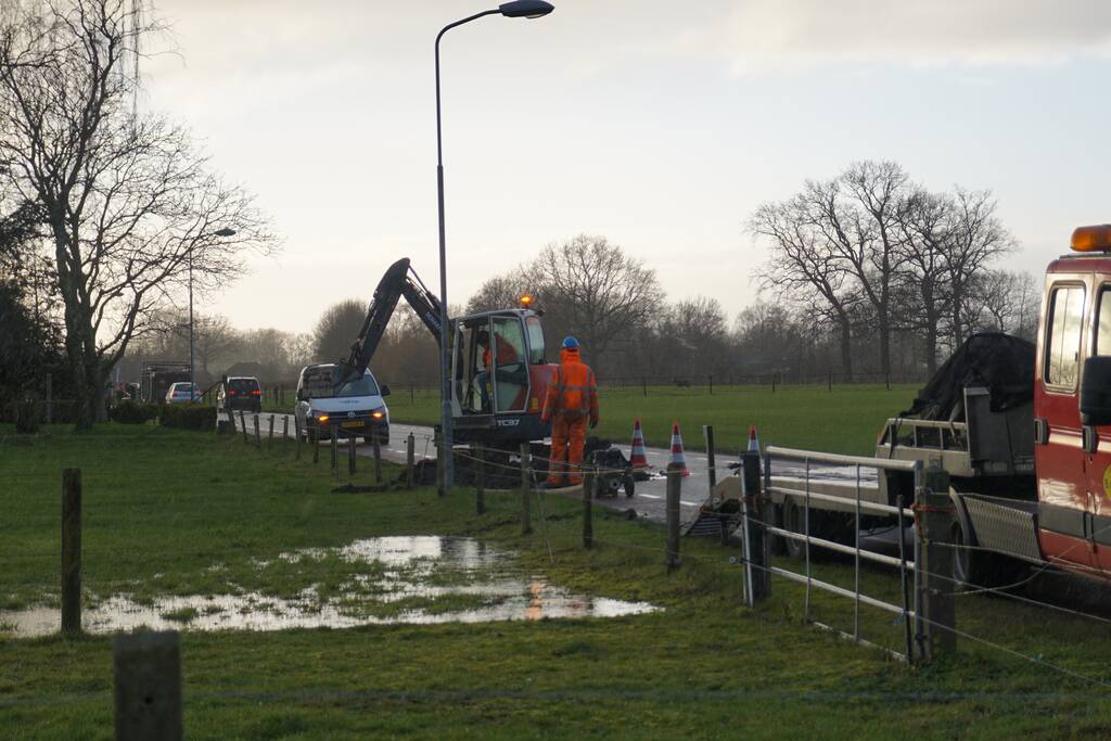Huishoudens zonder water door lekkage