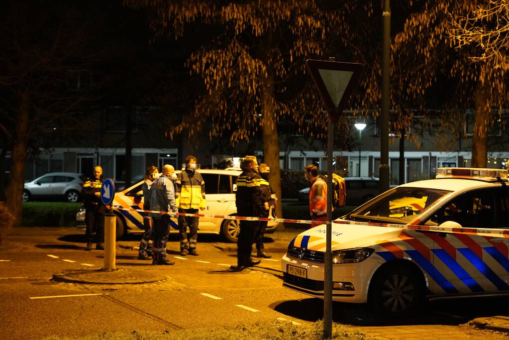 Fietsster neergestoken