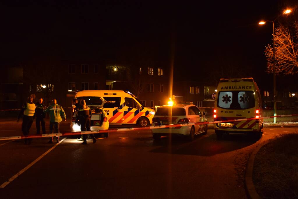 Fietsster neergestoken