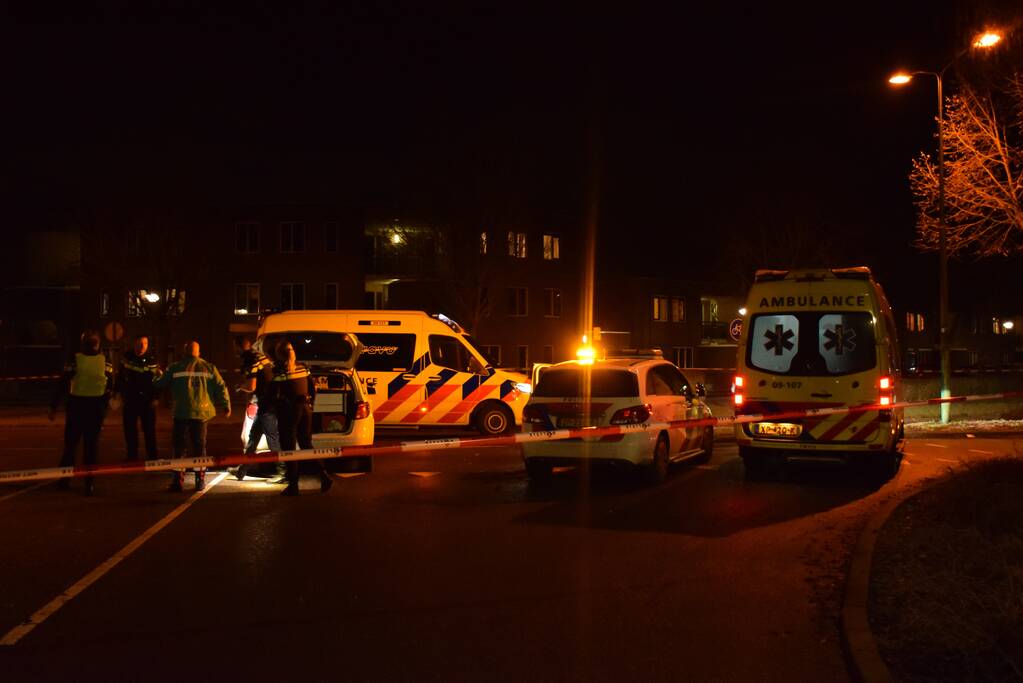 Fietsster neergestoken