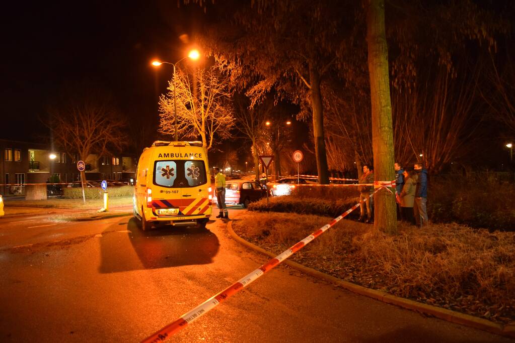 Fietsster neergestoken