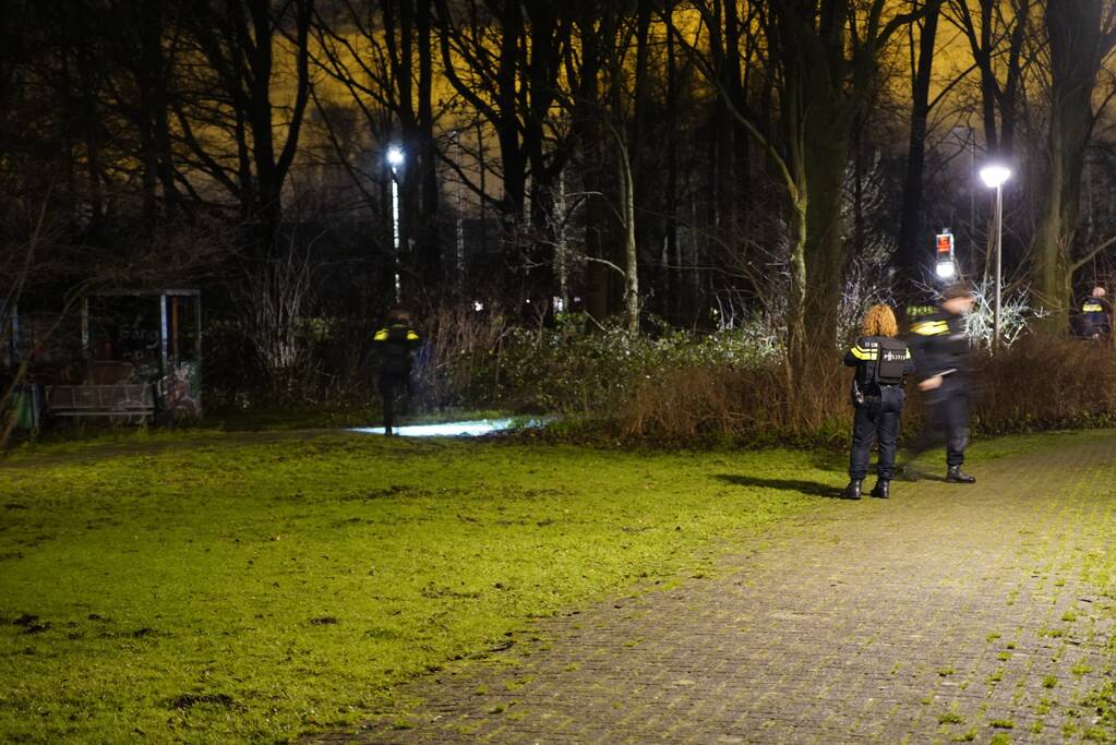 Grote politiemacht op de been na melding schietpartij