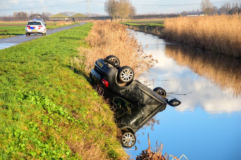 Auto te water geraakt, inzittenden overleden