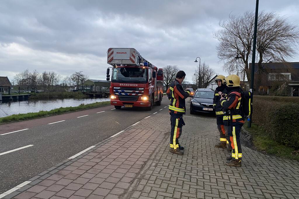 Brand in woning snel onder controle