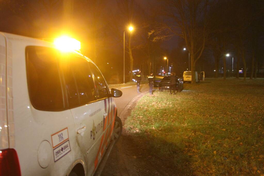 Schade na kop-staart aanrijding