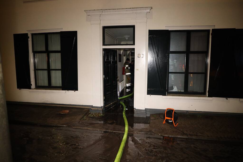 Waterballet door breuk in leiding