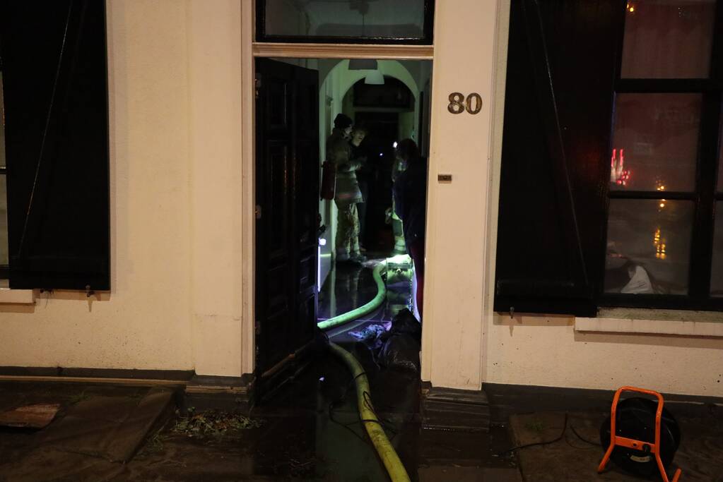 Waterballet door breuk in leiding