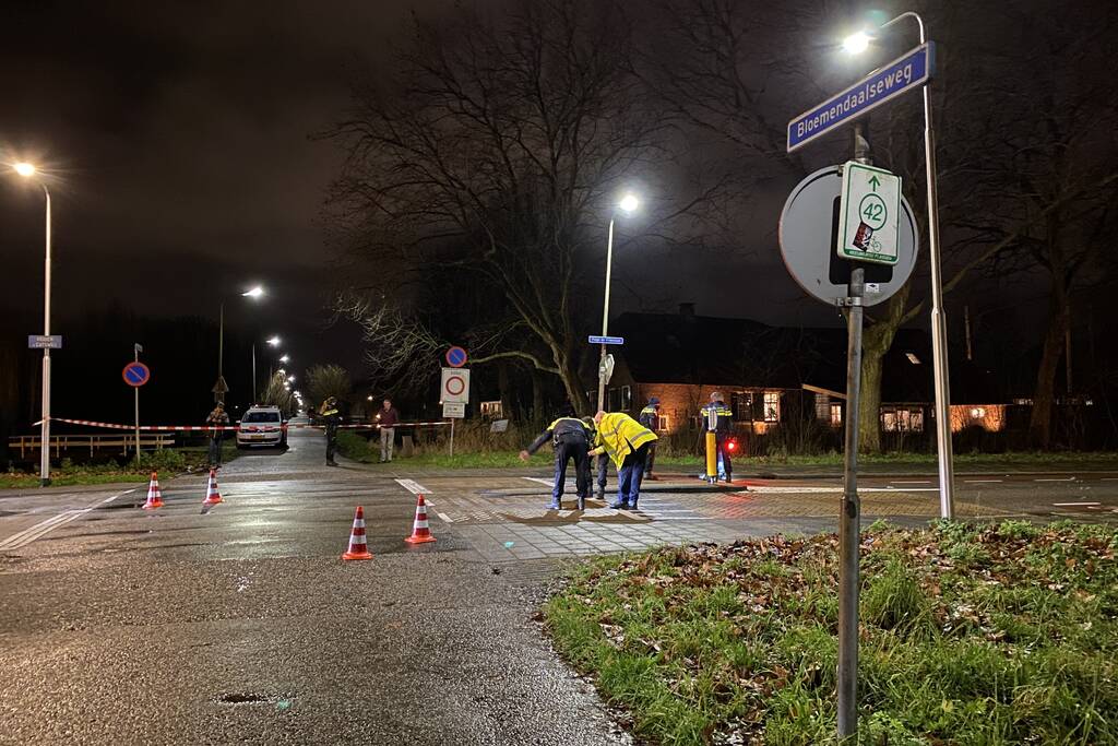 Fietser gewond bij botsing met auto