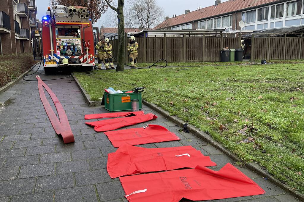 Veel schade bij woningbrand