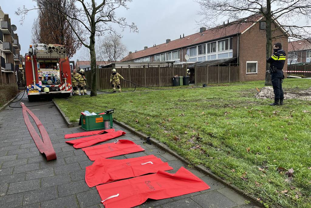 Veel schade bij woningbrand