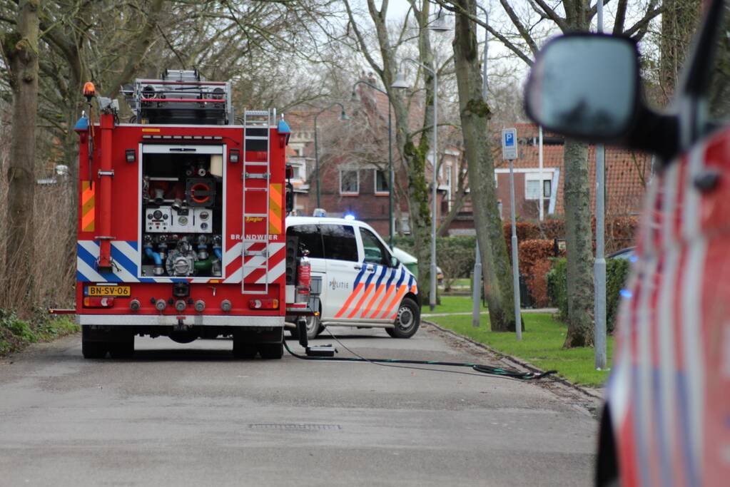 Brand na kortsluiting in keuken
