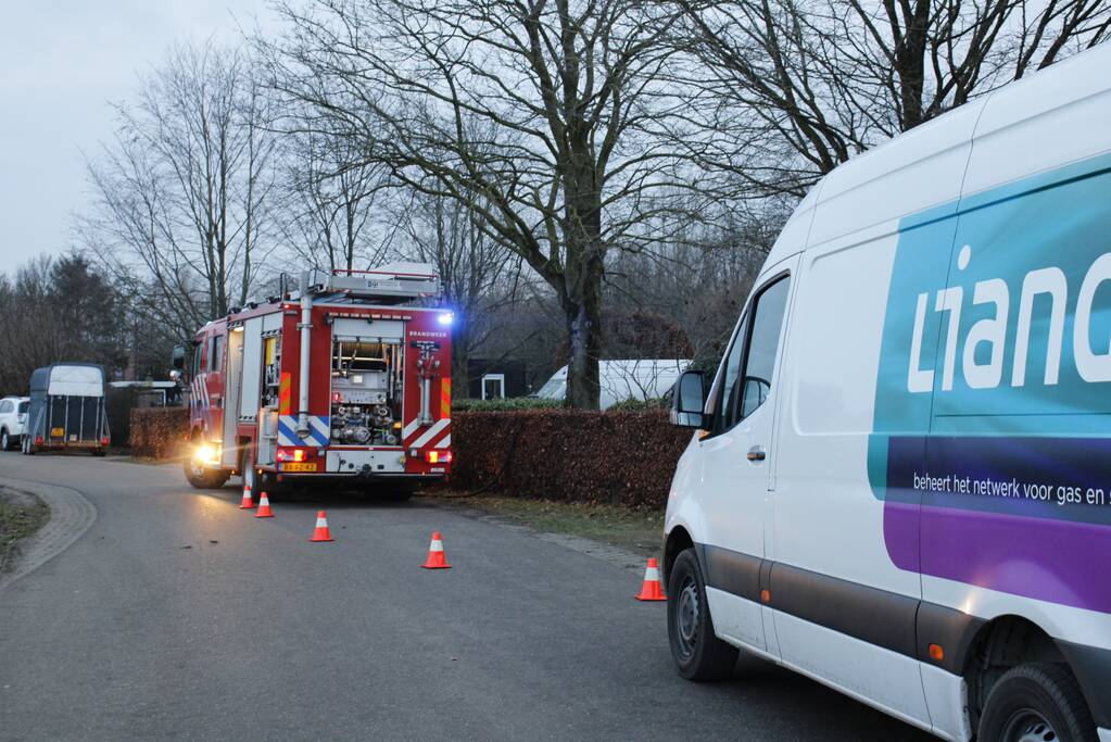 Onderzoek naar vreemde lucht in schuur