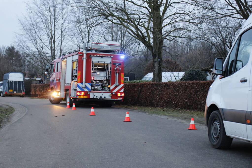 Onderzoek naar vreemde lucht in schuur