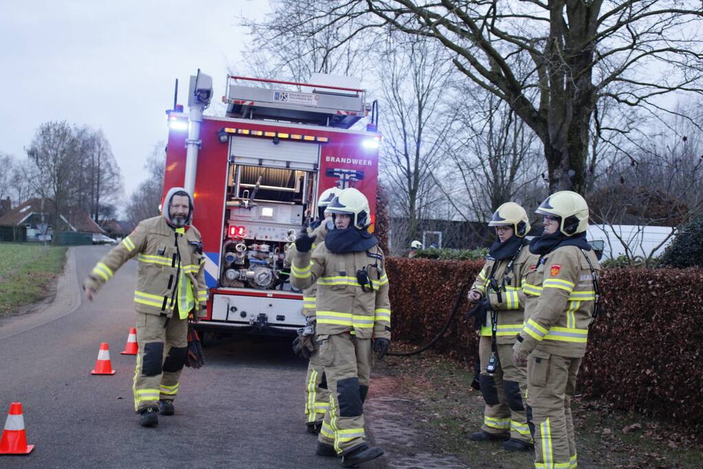 Onderzoek naar vreemde lucht in schuur
