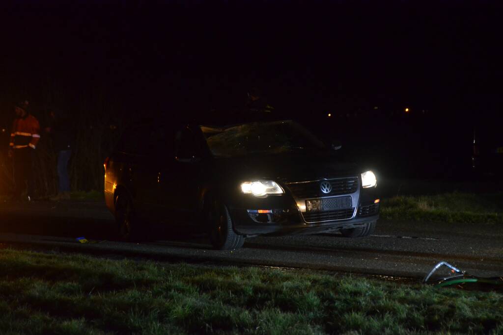 Zwaar ongeval tussen fietser en personenauto