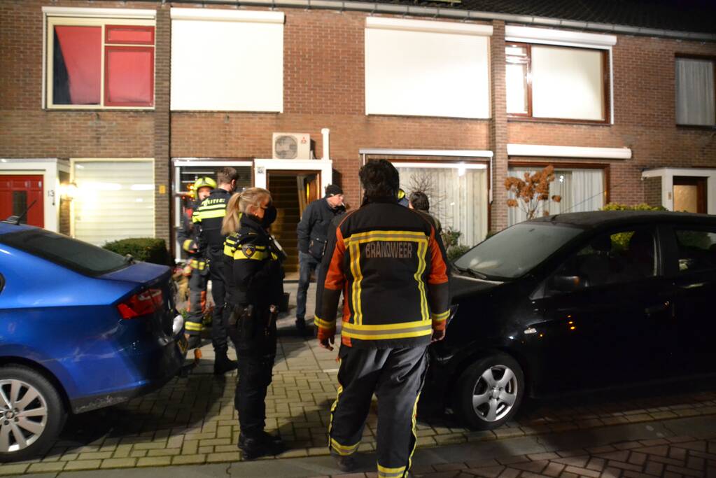Schoorsteen geveegd na brand