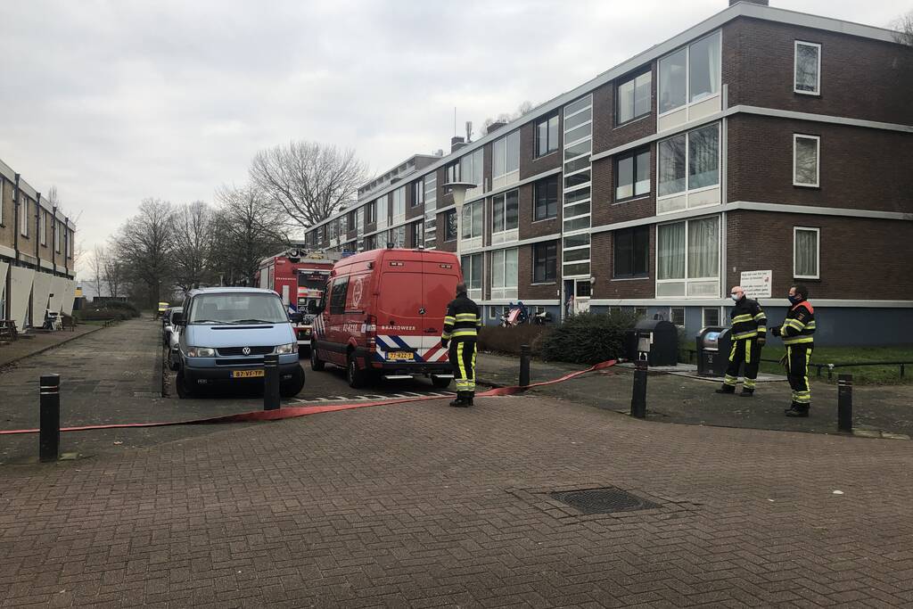 Brand in ondergrondse container