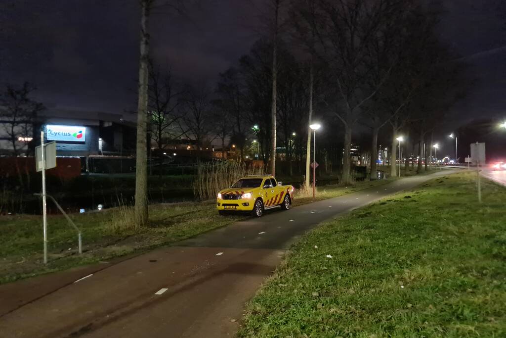 Auto te water geraakt