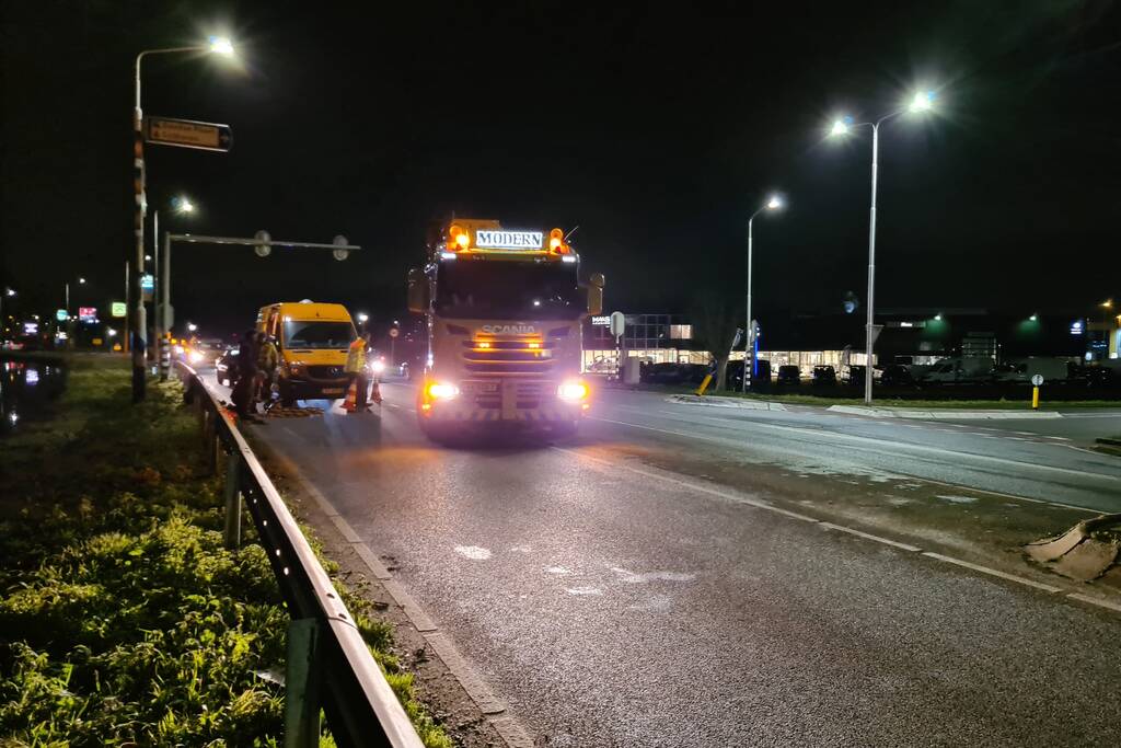 Auto te water geraakt