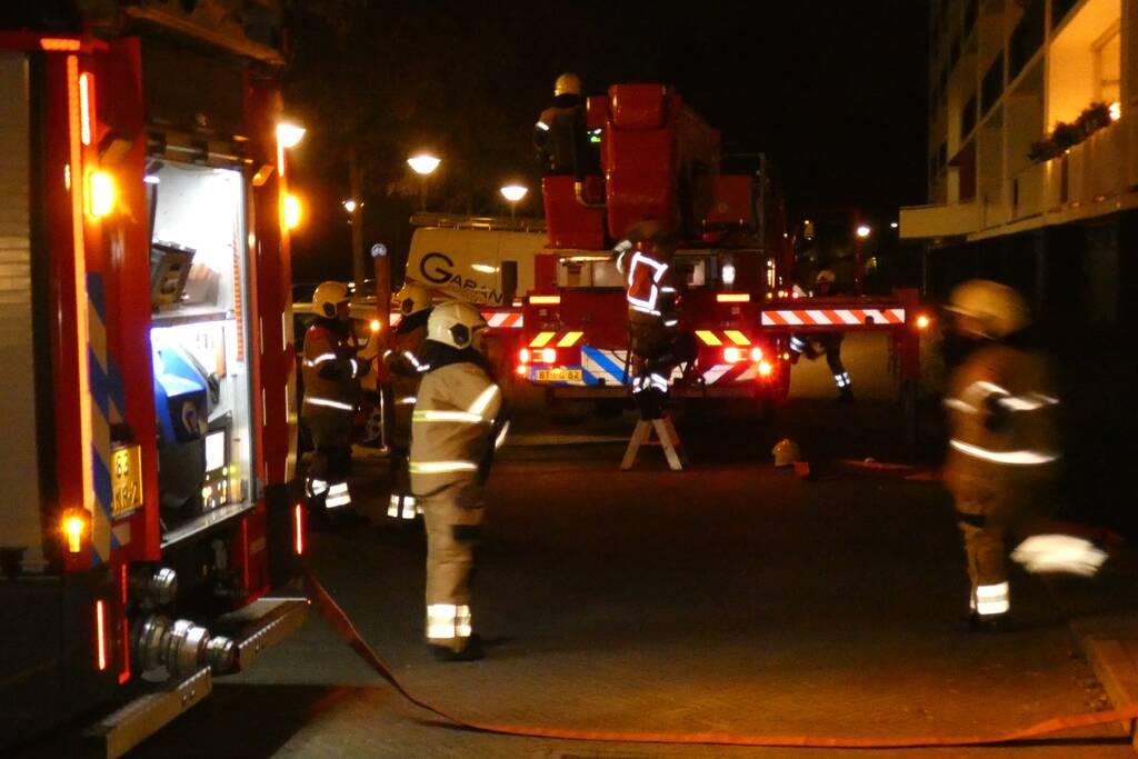 Brand op balkon snel gedoofd