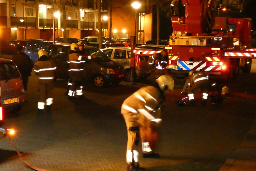 Brand op balkon snel gedoofd