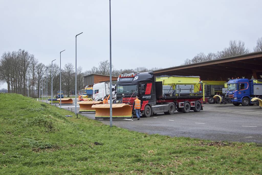 Voorbereidingen voor de sneeuw