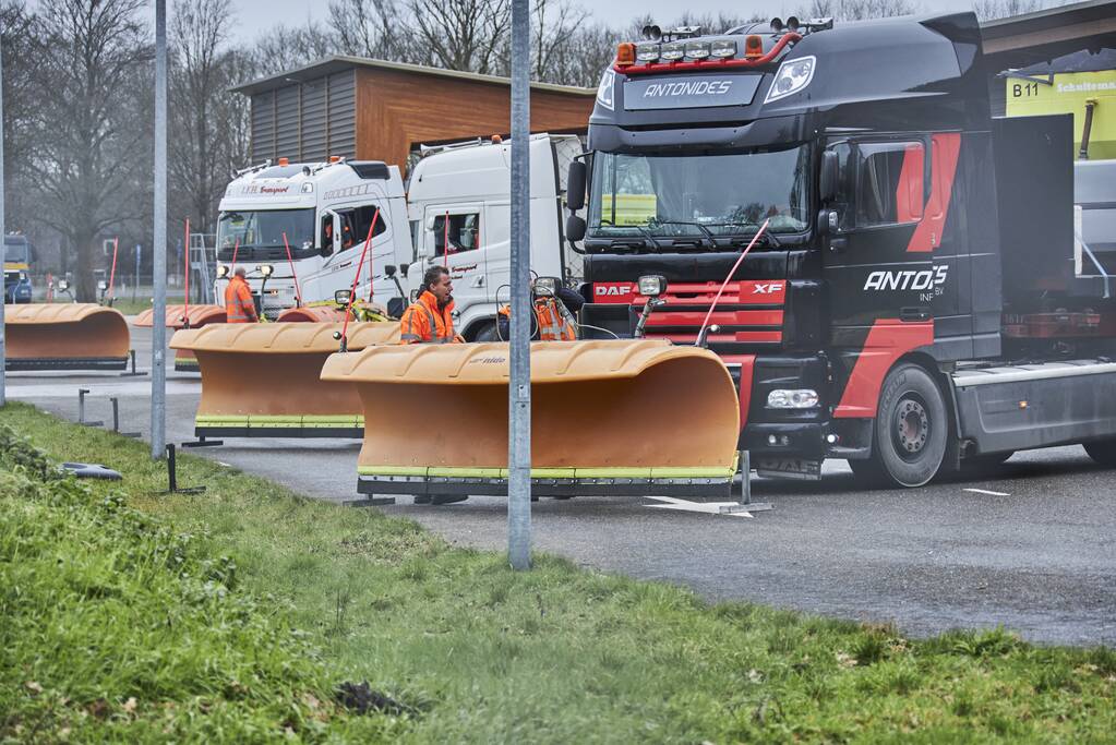 Voorbereidingen voor de sneeuw