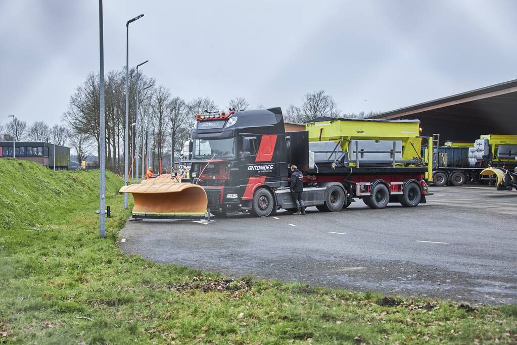 Voorbereidingen voor de sneeuw