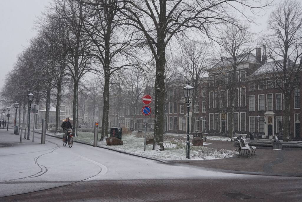 Eerste sneeuwvlokken in provincie Zeeland