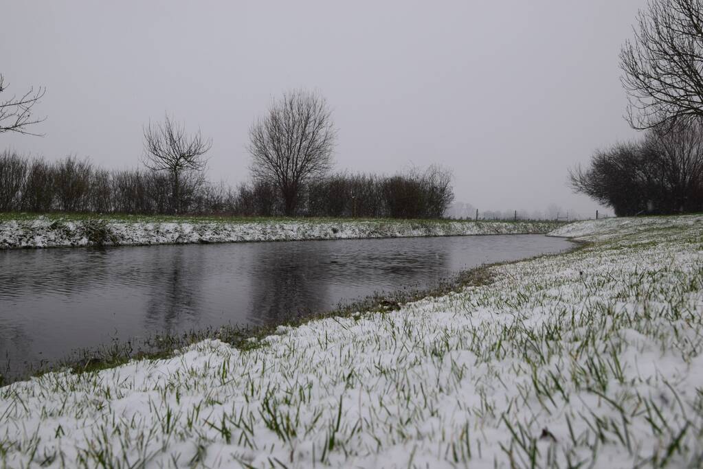 Eerste sneeuwvlokken in provincie Zeeland