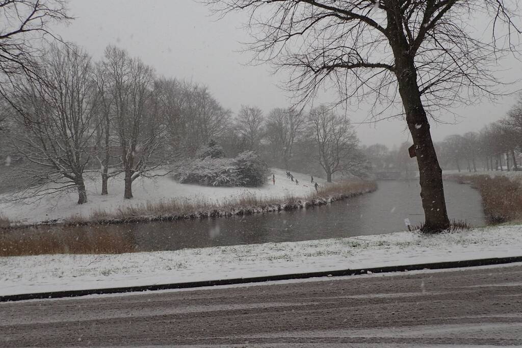 Eerste sneeuwvlokken in provincie Zeeland