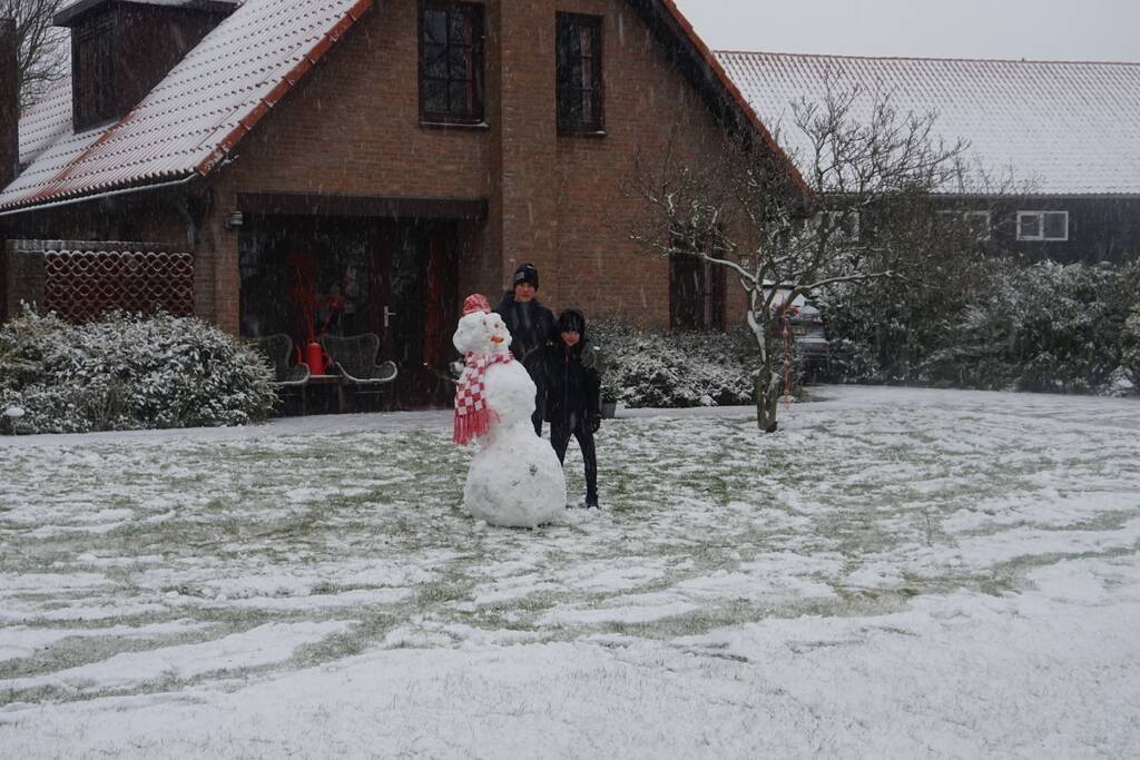Eerste sneeuwvlokken in provincie Zeeland
