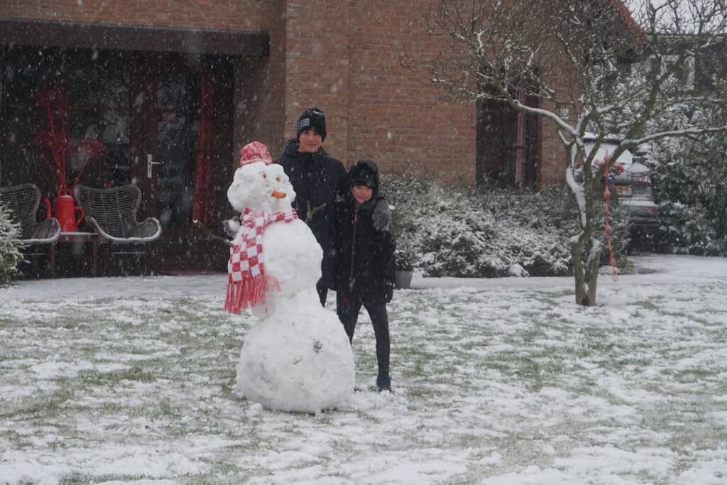Eerste sneeuwvlokken in provincie Zeeland