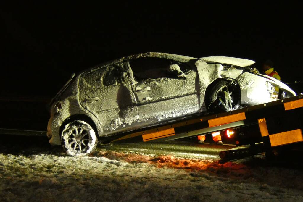 Bestuurder gevlucht bij ongeval