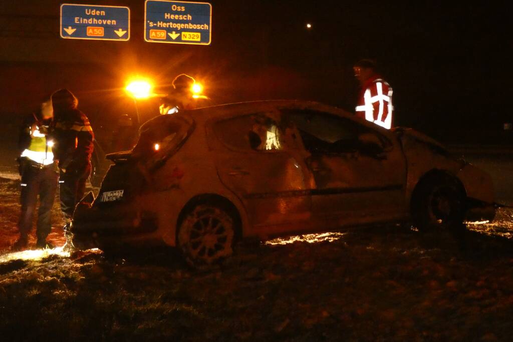 Bestuurder gevlucht bij ongeval