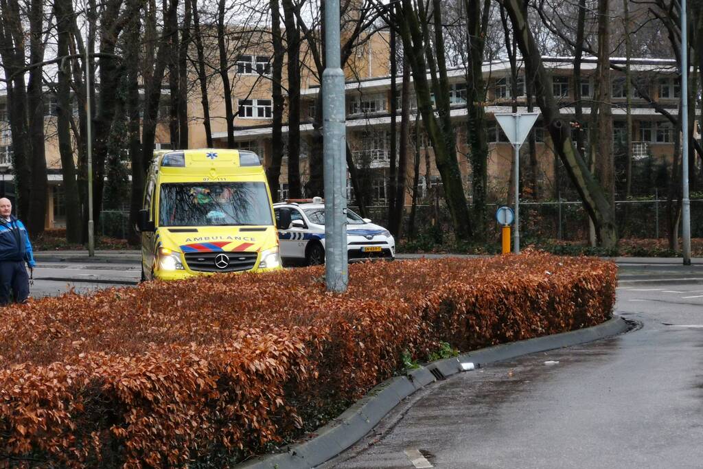 Eenzijdig ongeval met fietser