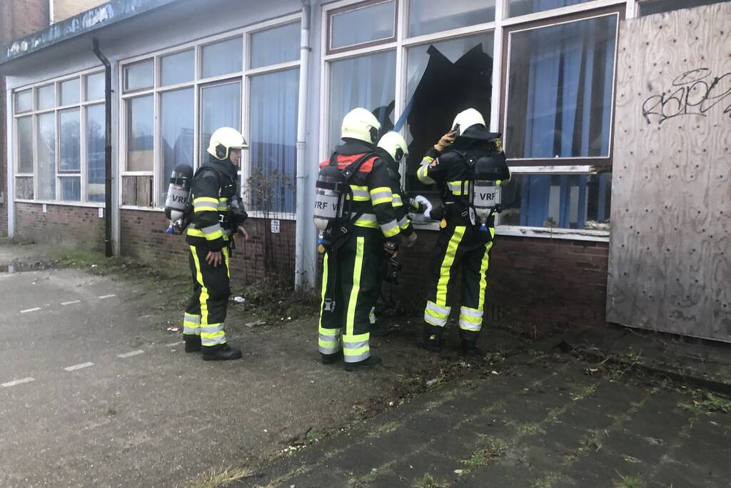 Voor de tweede keer brand in oud pand