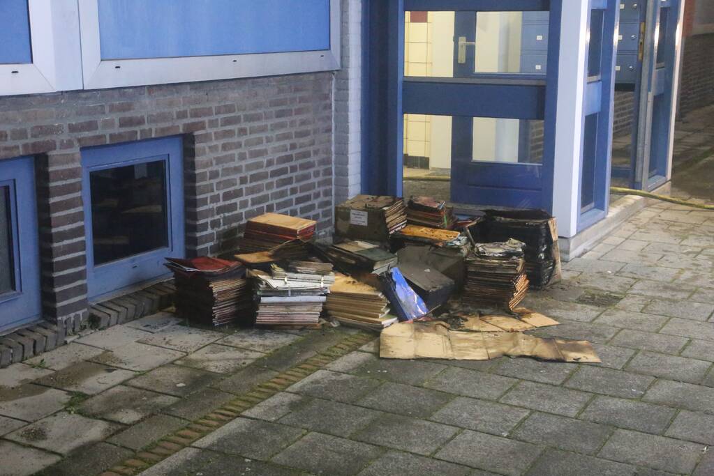 Brand in kelder van woning