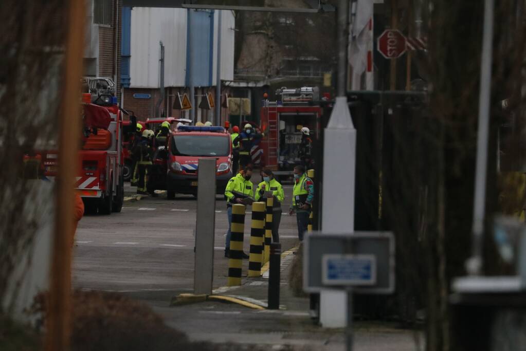 Knallen en grote rookontwikkeling bij Croda Nederland