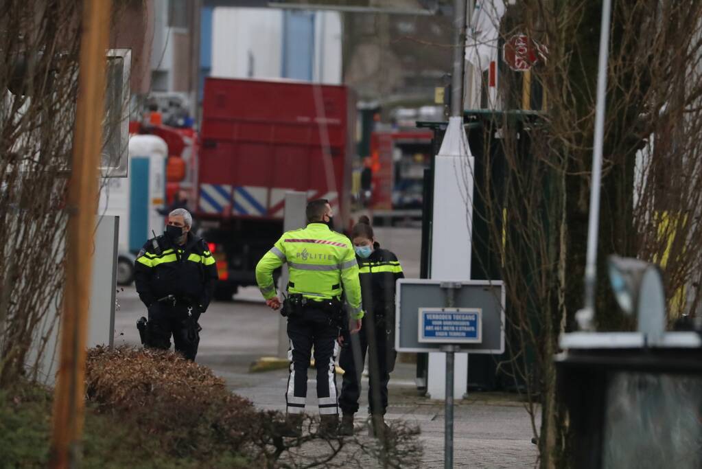 Knallen en grote rookontwikkeling bij Croda Nederland