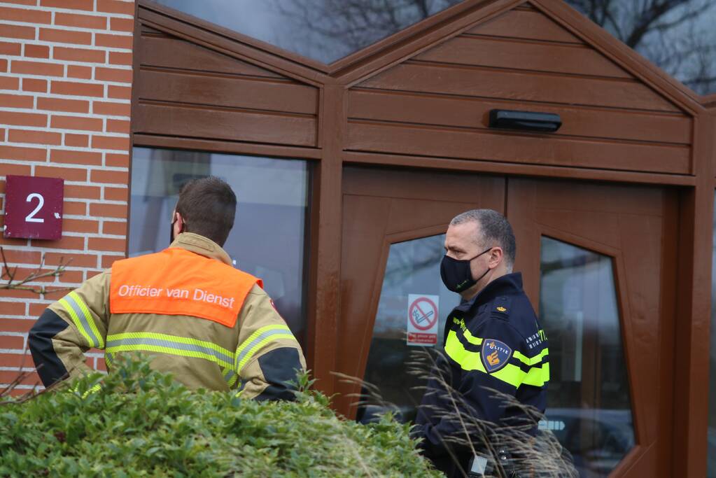 Gevaarlijke stof aangetroffen bij politiebureau