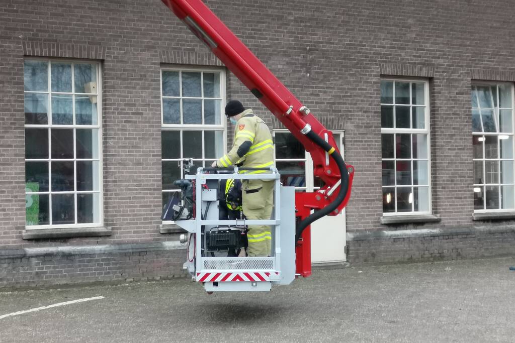 Onderzoek op dak van voormalige Frisokazerne